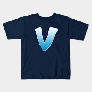 V - Blue Kids T-Shirt